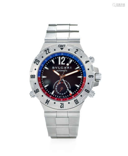寶格麗 GMT自動鋼帶腕錶