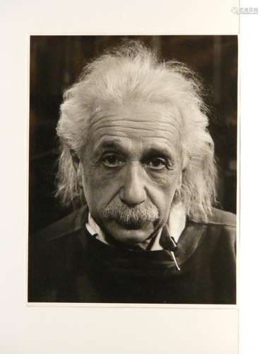 EINSTEIN ORIGINAL PHOTOGRAPH, PHILLIPE HALSMAN 1947