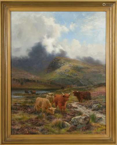 LOUIS BOSWORTH HURT (18561929), MY HIGHLAND GOLD, OIL ON CANVAS