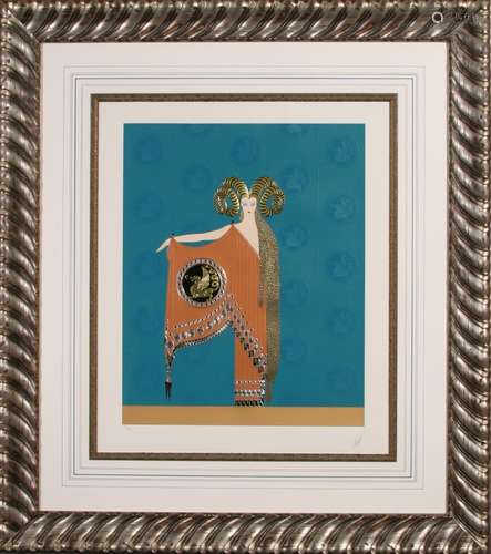 ERTE, THE GOLDEN FLEECE, FRAMED PRINT