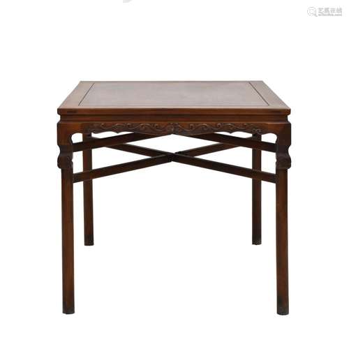 ANTIQUE CHINESE HUANGHUALI SQUARE TABLE