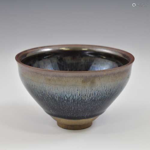 CHINESE JIAN WARE 'HARE FUR' TEA BOWL