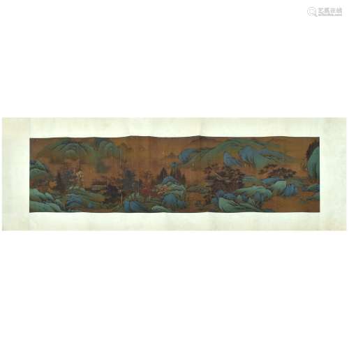 CHINESE PAINTING OF WATERSIDE LANDSCAPE