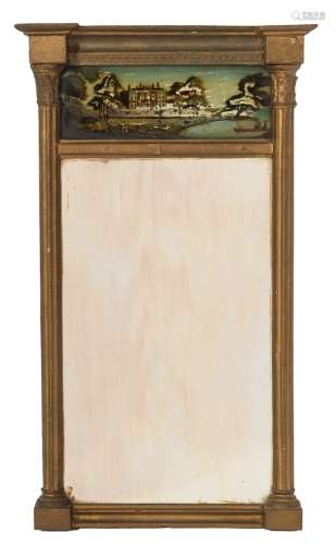 A Regency giltwood pier mirror:,