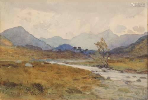 Ernest Edward Briggs [1866-1913]- In The Black Mountains, Argyllshire,