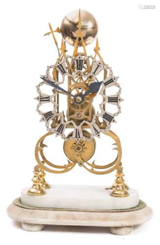 A late Victorian skeleton clock: the eight-day duration,