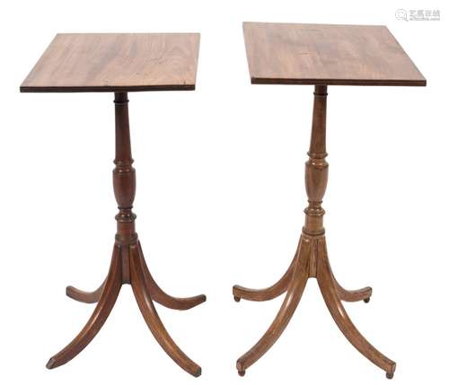 A Regency mahogany rectangular occasional table:,