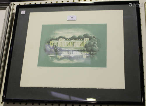 Reginald Lander - 'The Vyne', 20th century colour lithograph, signed and editioned 73/250 in pencil,