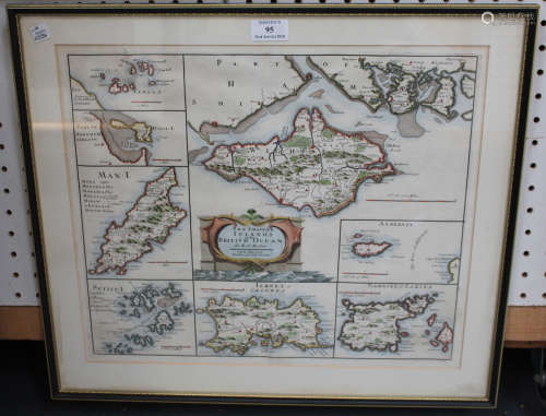 Robert Morden - 'The Smaller Islands in the British Ocean' (Map), 18th century engraving with