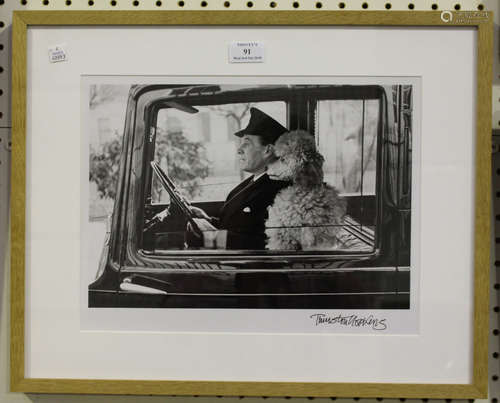 Thurston Hopkins - La Dolce Vita, 20th century monochrome print, signed in ink, 28cm x 36.5cm,