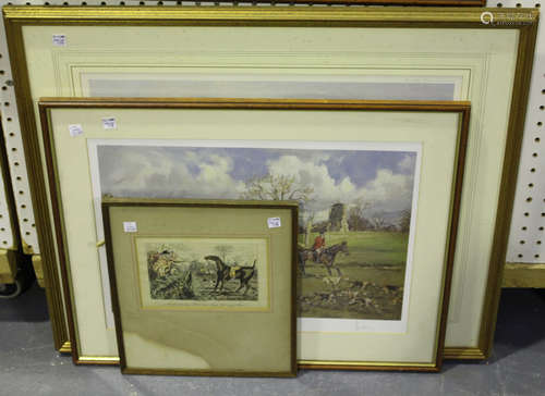 John King - 'Away from Norfolk Clump', ,20th century colour print, signed and editioned 46/250 in