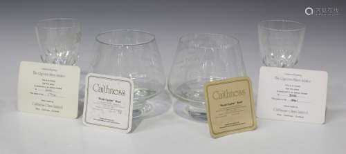 Two Caithness glass limited edition 'Royal Cypher' bowls, each commemorating the 'Marriage of the