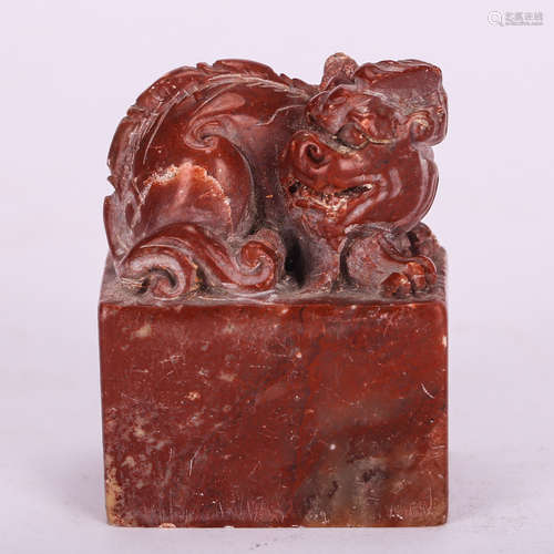 CHINESE SOAPSTONE CARVED SEAL