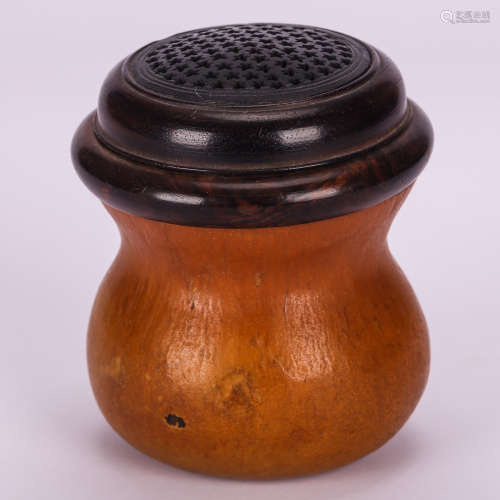 CHINESE MOLDED GOURD CRICKET CAGE