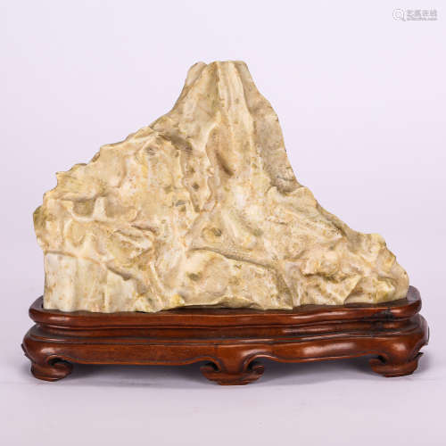 CHINESE MARBLE STONE BOULDER