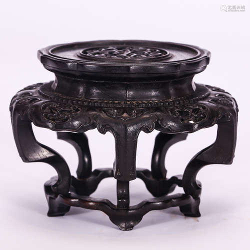 CHINESE ZITAN WOOD STAND