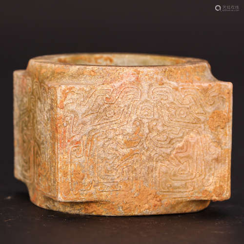 CHINESE ARCHAIC JADE CONG