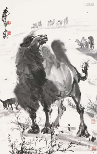 黄 胄(1925-1997) 骆驼