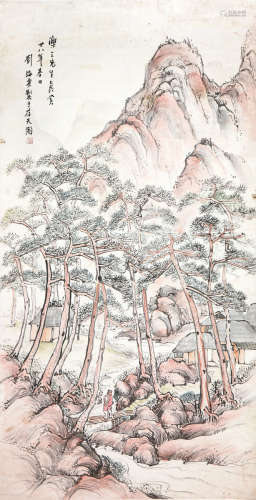 刘海粟(1896-1994) 山居图