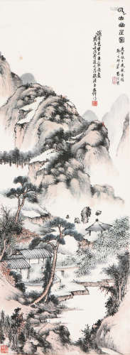 郑文焯(1856-1918) 深山幽居