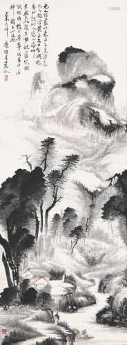 吴 徵(1878-1949) 松山归舟