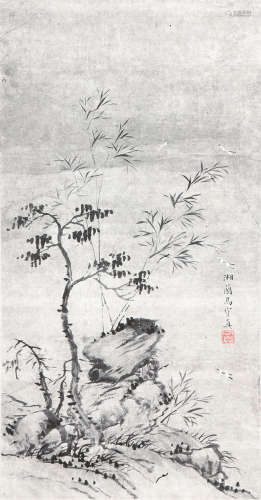 马守贞(1548-1604) 竹石图