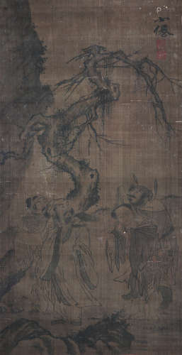 吴小仙(1459-1508) 访友图