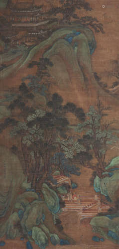 仇 英( 约1498-1552) 仙山楼阁