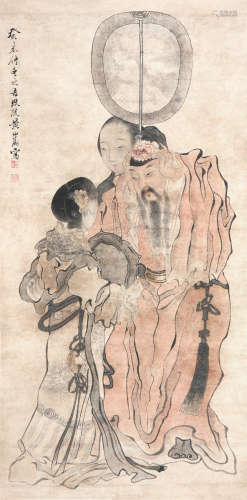 黄山寿(1855-1919) 天官图
