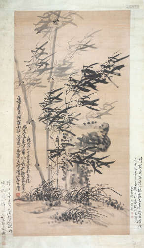 李方膺(1695-1755) 竹石图
