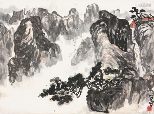陈子庄(1913-1976) 山居图