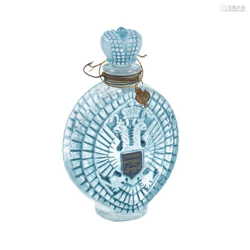 MOULDED 'R.LALIQUE, FRANCE'; PRE 1947 A René Lalique frosted and polished glass 'Parfum Imperial' perfume bottle and stopper for Lengyel