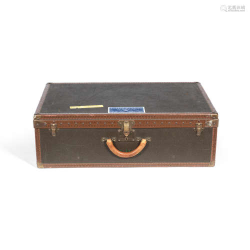 numbered 950527  LOUIS VUITTON:  A hard-sided travelling trunk