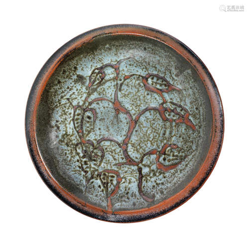 IMPRESSED 'DL' MONOGRAM AND ST IVES SEAL; LATE 1970s/EARLY 1980s A Stoneware Charger by David Leach (British, 1911-2005)