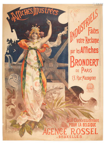 AFFICHES ILLUSTREES, Brondert OURY, Louis(1846-?)