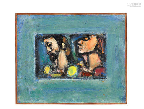 ...il n'a pas quitté l'Homme d'un pas... du prétoire à la croix ... GEORGES ROUAULT(1871-1958)