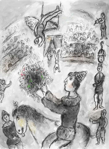 Scène de cirque MARC CHAGALL(1887-1985)