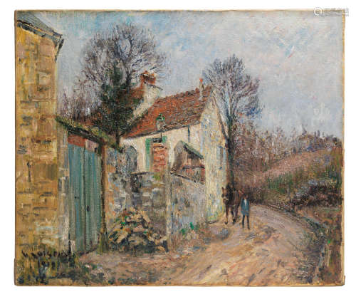 Le chemin de la Plaine, Pontoise GUSTAVE LOISEAU(1865-1935)