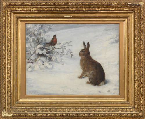 Winter Song 44 x 64 cm. (17 5/16 x 25 3/16 in.) John MacWhirter, RA HRSA RI RE(British, 1839-1911)