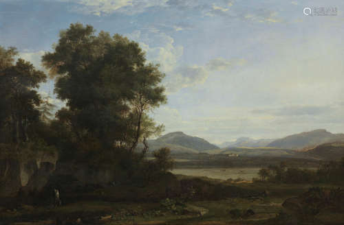 An Extensive Scottish landscape 57.5 x 87 cm. (22 5/8 x 34 1/4 in.) Patrick Nasmyth(Edinburgh 1787-1831 Lambeth)