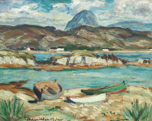 Suilven 42 x 52.5 cm. (16 9/16 x 20 11/16 in.) John Maclauchlan Milne RSA(1886-1957)