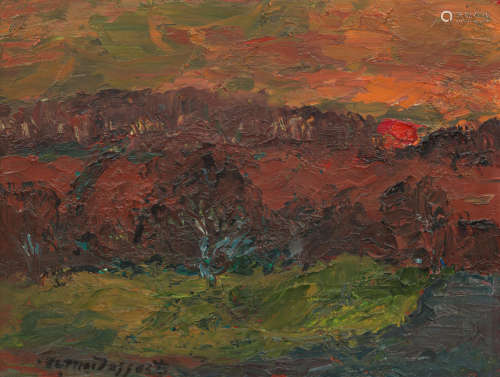 Humbie Landscape 24.2 x 30.5 cm. (9 1/2 x 12 in.) Sir William MacTaggart PPRSA RA FRSE HonRSW LLD(British, 1903-1981)