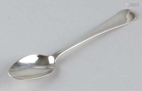 Silver 835/000 children spoon with Haags Lofje. Mr. JM van Kempen - Voorschoten. Year letter H,