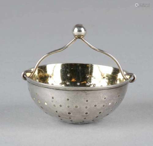 Silver nozzle with gold-plated interior. With country stamp Sweden, from 1752. Unknown master