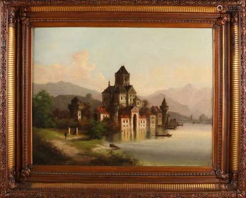 Th. Jankowsky. 19th century. 1843-1905. German School. Probably pseudonym Karl Kaufmann. Castles