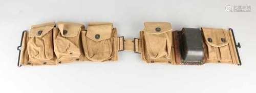 USA belt military Long 7/18. First half of 20th century. Size: 84 x 18 x 5 cm. In good condition.