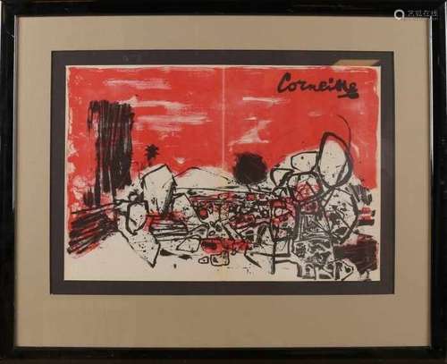 Guilliaume Corneille cover book. Lithography on paper. Size: 38 x 26 cm. In good condition.