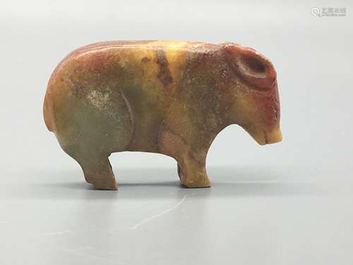 CHINESE JADE CARVED  PIG