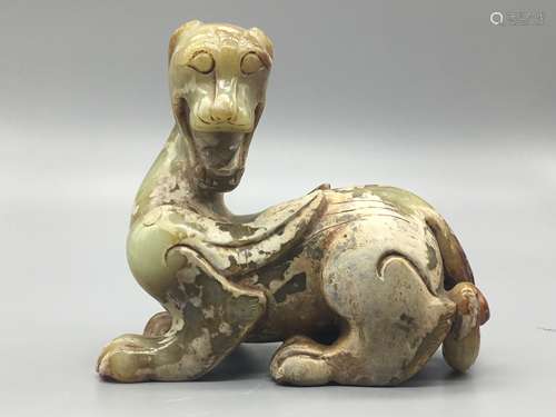 CHINESE JADE CARVED  DRAGON