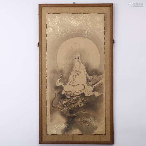 CHINESE ARCHAIC PAINTING GUANYIN